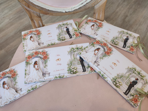 Faire part mariée et marié