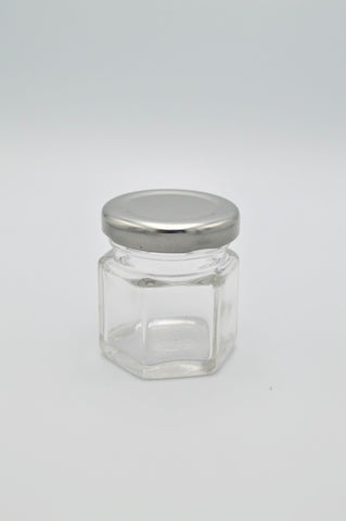 Pot de miel en verre