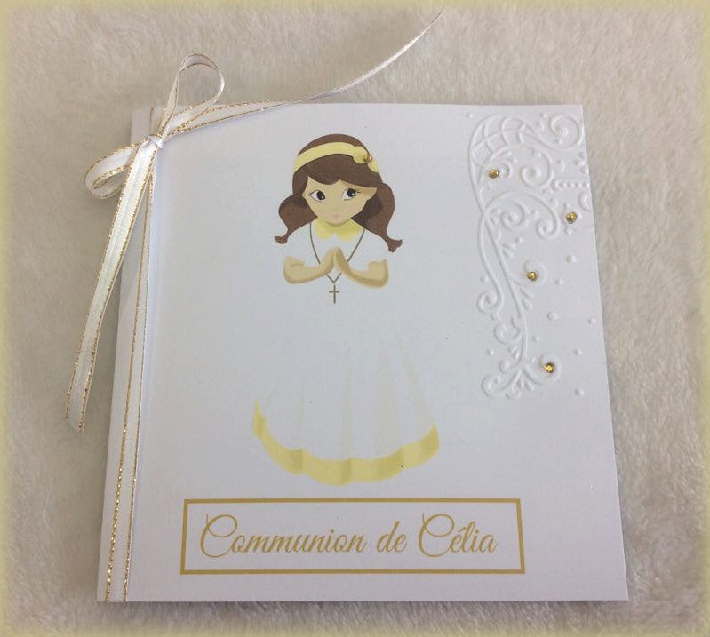 Communion fille arabesque