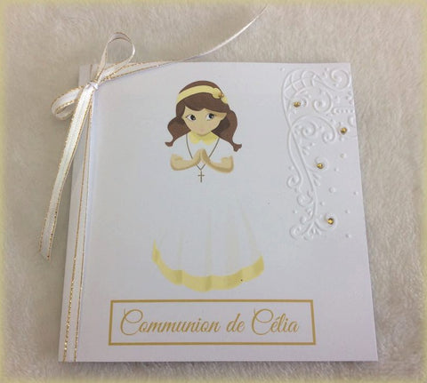 Communion fille arabesque