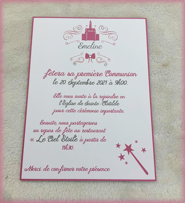 Invitation princesse