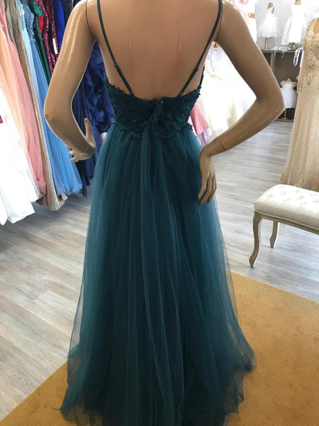 Robe longue verte