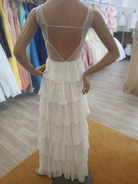 Robe longue blanche