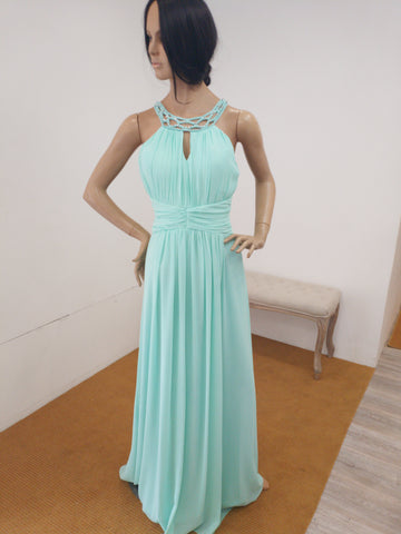 Robe longue menthe