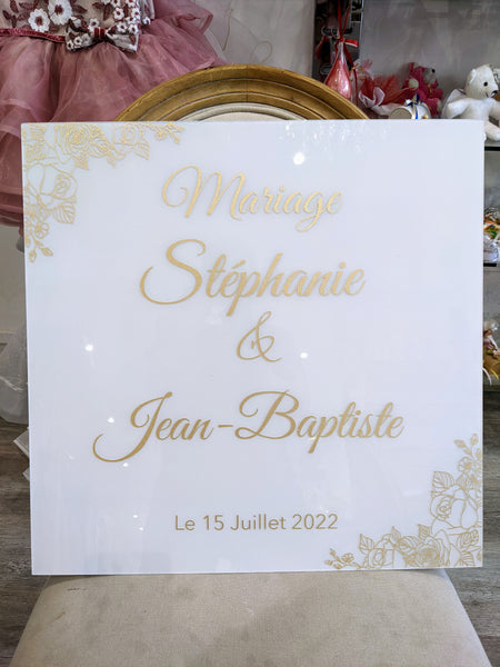 Panneau de bienvenue